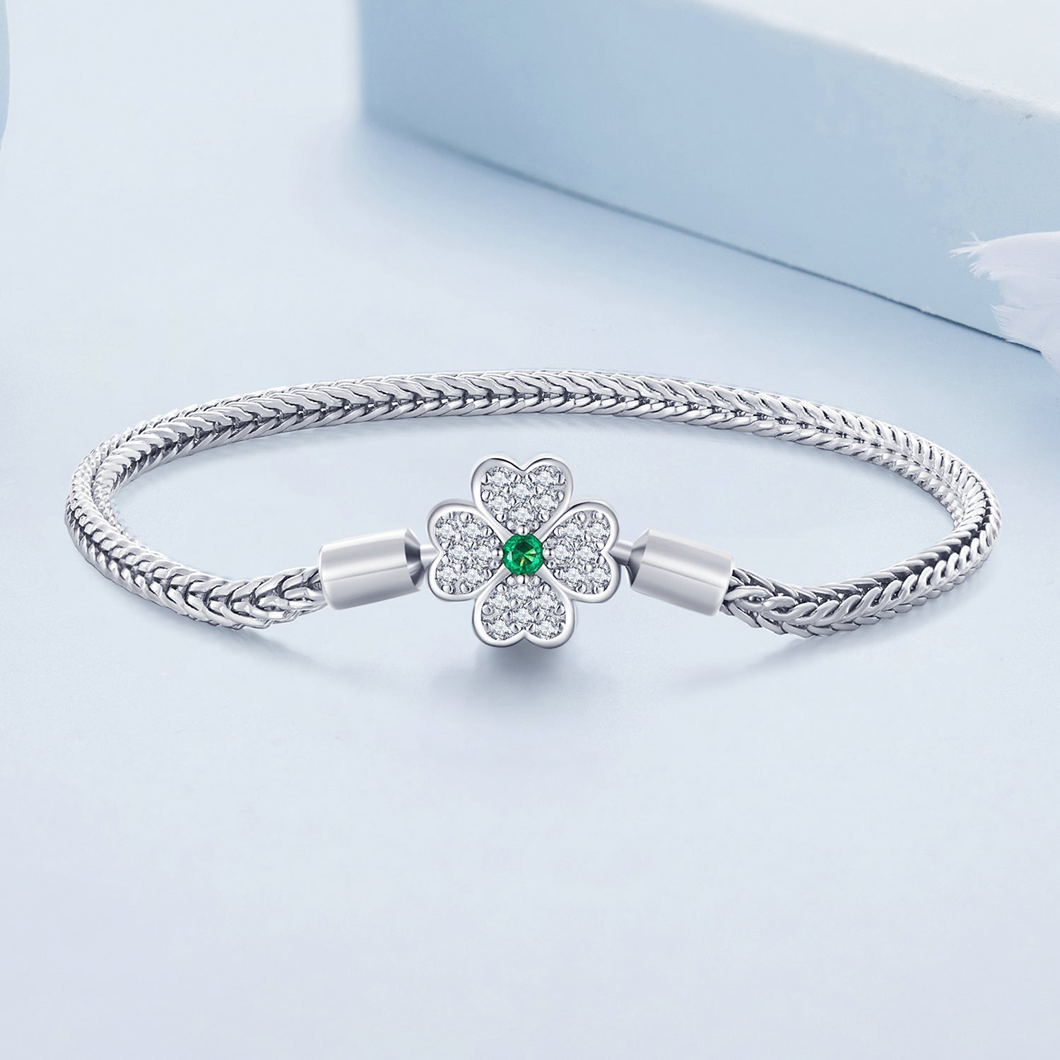 Lucky Four Leaf Clover Bracelet